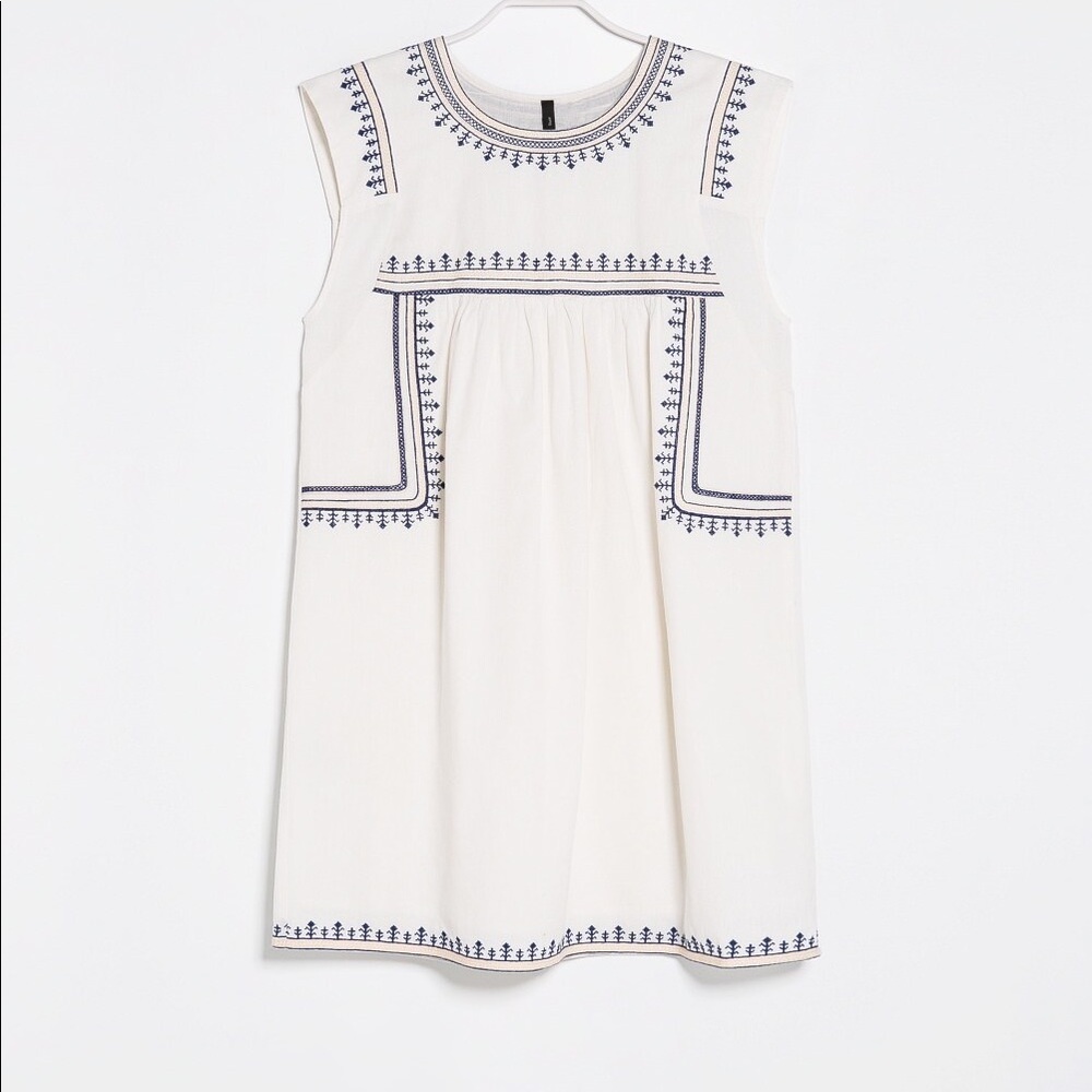 Ethnic Embroidered Mini Dress